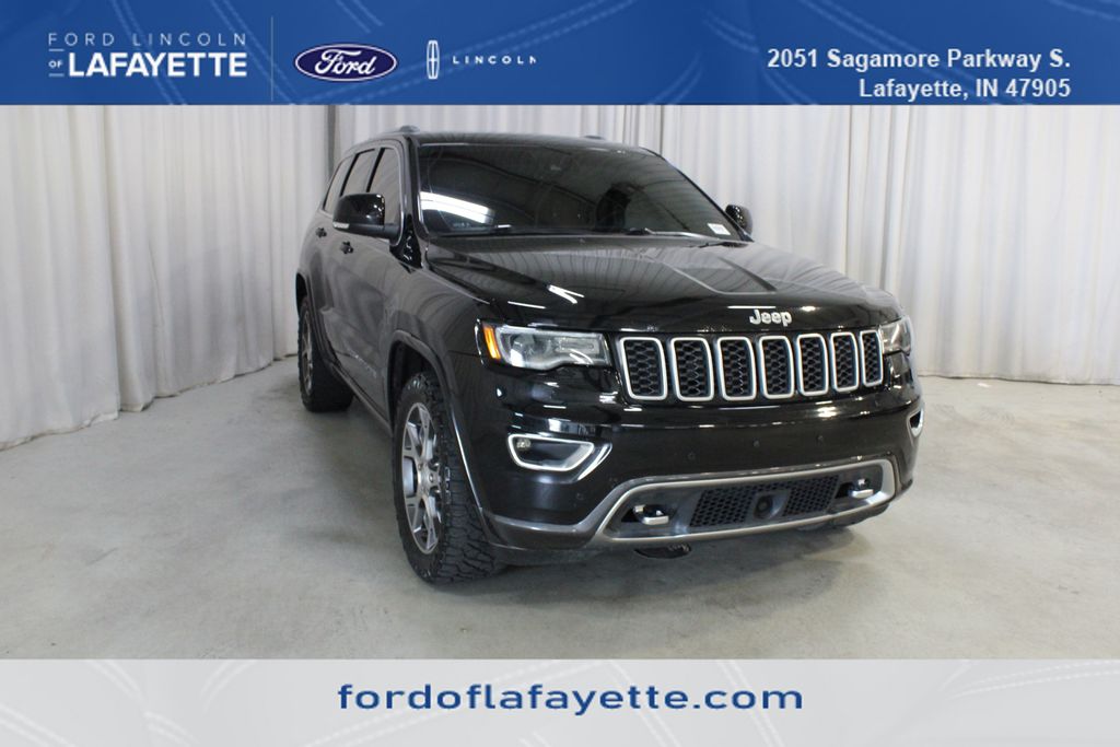 Diamond Black 2018 Jeep Grand Cherokee SUV / Crossover Four-Wheel Drive 8-Speed Automatic