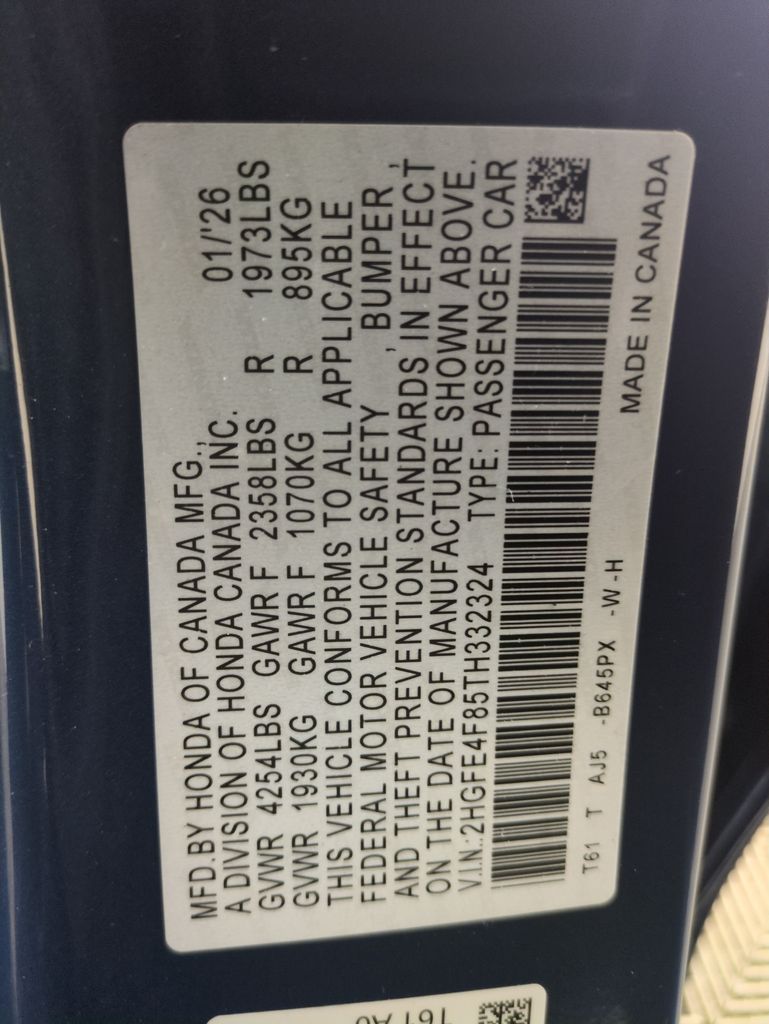 New 2026 Honda Civic Hybrid For Sale in Fort Wayne, IN