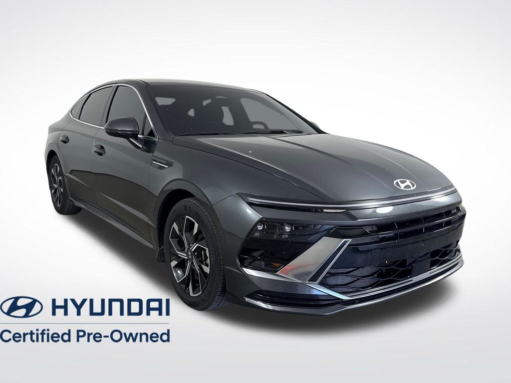 Portofino Gray 2025 Hyundai Sonata Sedan Front-Wheel Drive 8-Speed Automatic