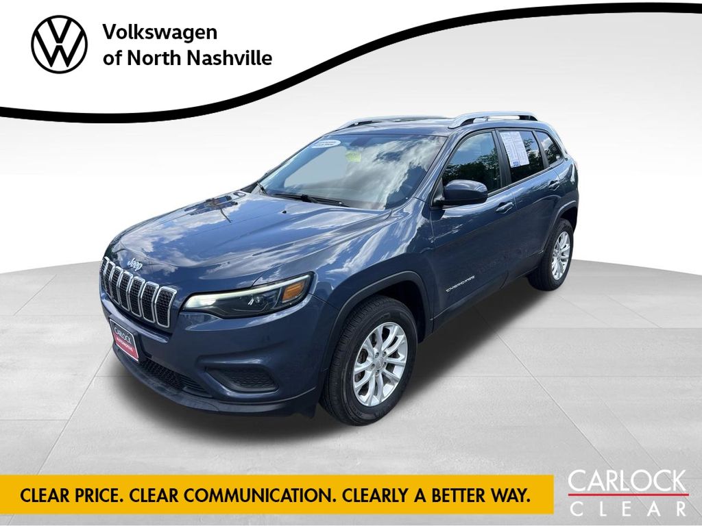 Slate Blue Pearlcoat 2020 Jeep Cherokee SUV / Crossover Four-Wheel Drive 9-Speed Automatic