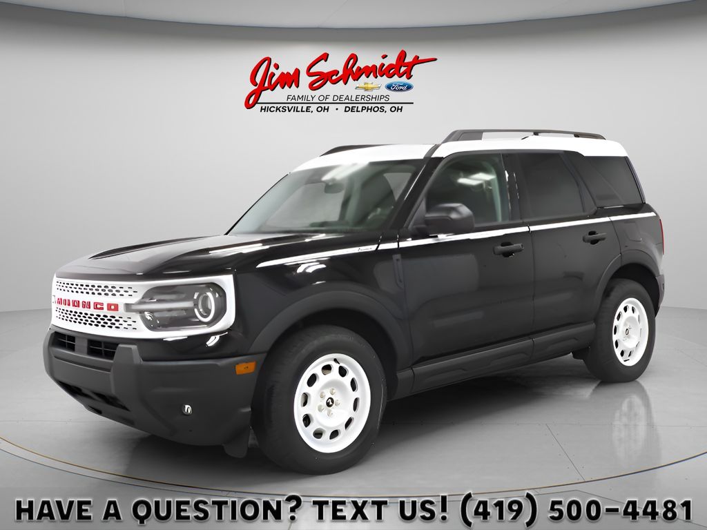 Shadow Black 2025 Ford Bronco Sport SUV / Crossover All-Wheel Drive 8-Speed Automatic