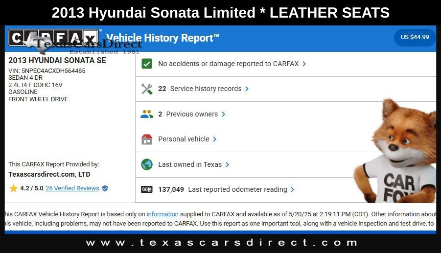 2013 Hyundai Sonata SE photo