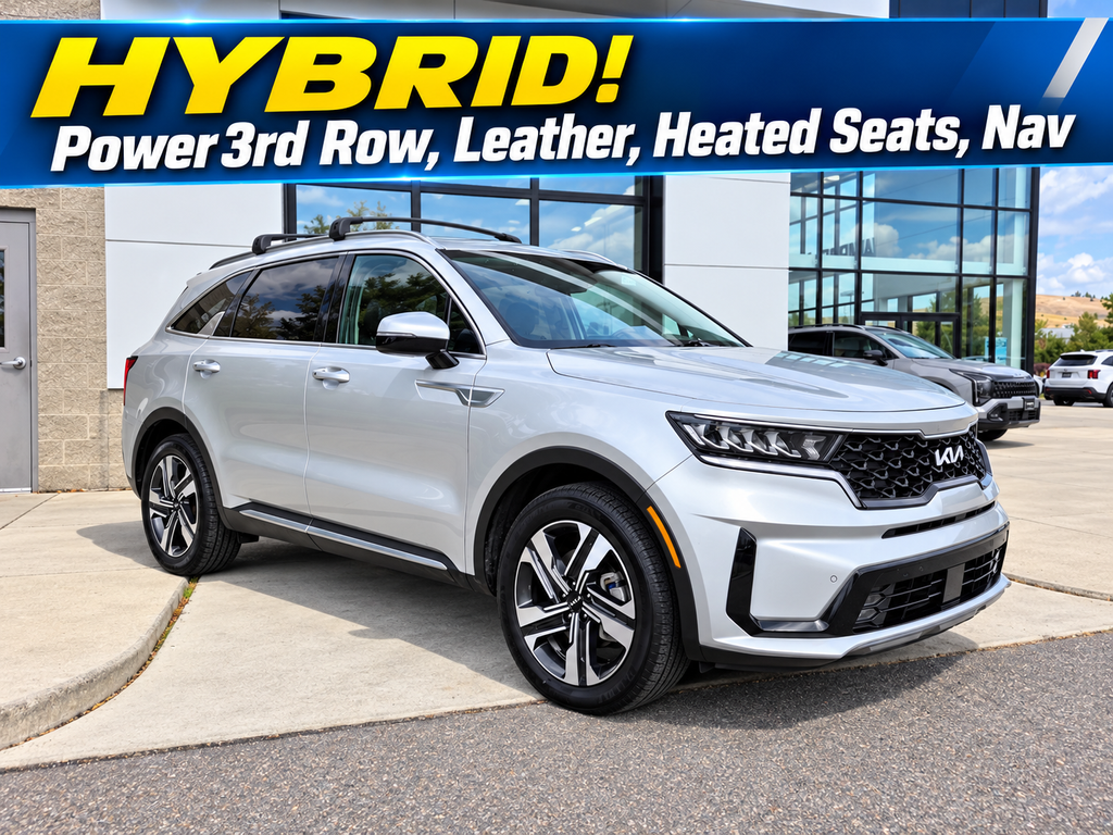 Silky Silver 2023 Kia Sorento Hybrid SUV / Crossover All-Wheel Drive 6-Speed Automatic