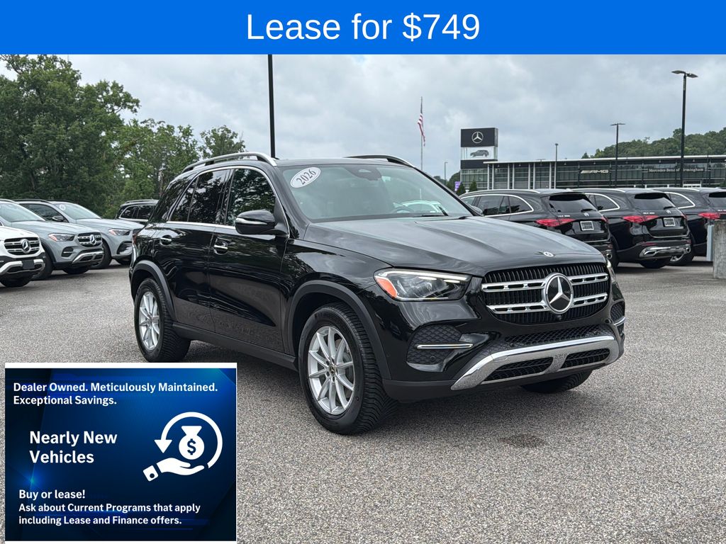Obsidian Black Metallic 2026 Mercedes-Benz GLE SUV / Crossover All-Wheel Drive 9-Speed Automatic