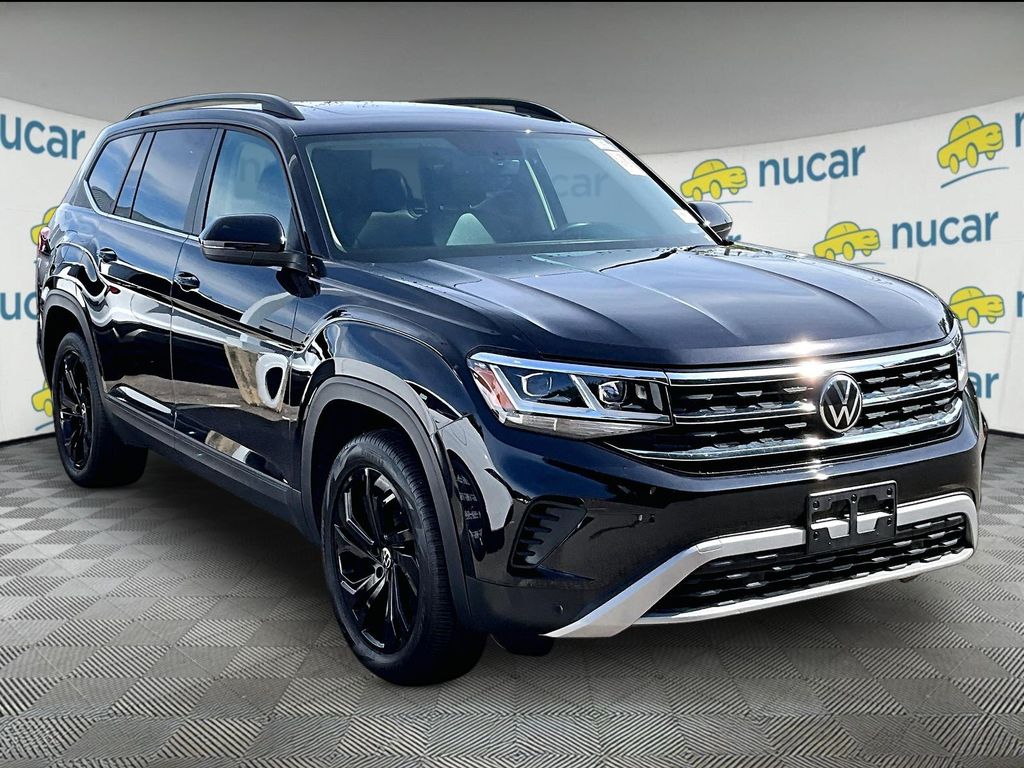 Black 2022 Volkswagen Atlas SUV / Crossover All-Wheel Drive 8-Speed Automatic