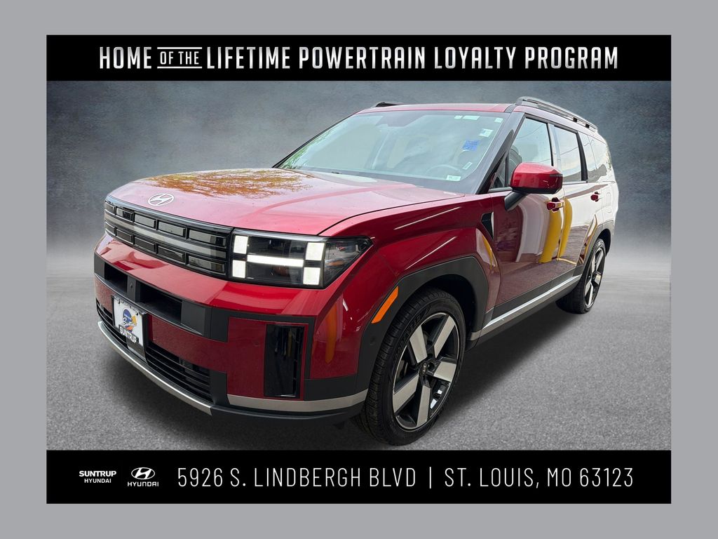 Ultimate Red 2025 Hyundai Santa Fe Hybrid Limited FWD SUV / Crossover Front-Wheel Drive 6-Speed Automatic