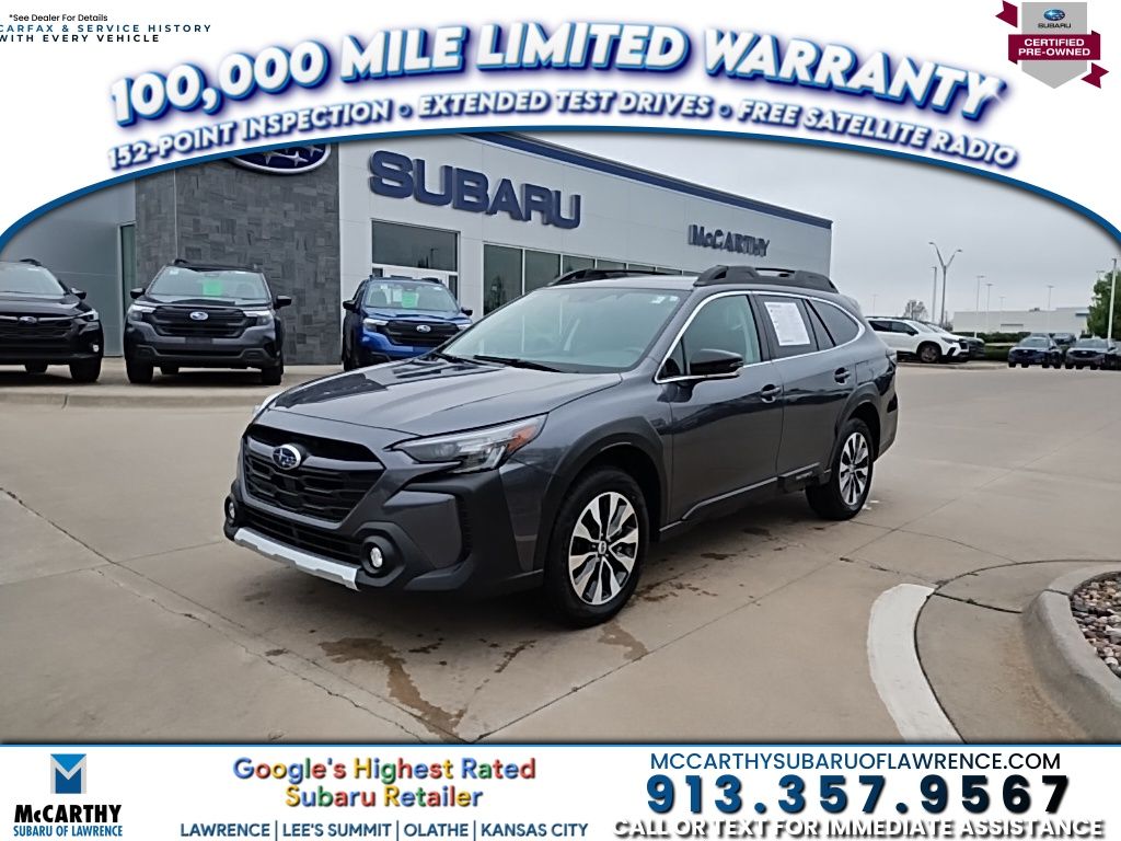 Gray Metallic 2025 Subaru Outback Limited XT AWD SUV / Crossover All-Wheel Drive Continuously Variable Transmission