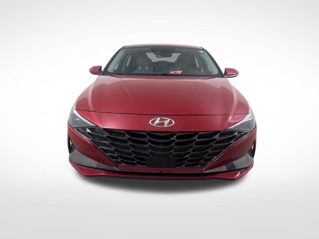 2022 Scarlet Red Hyundai Elantra Hybrid Limited FWD Sedan
