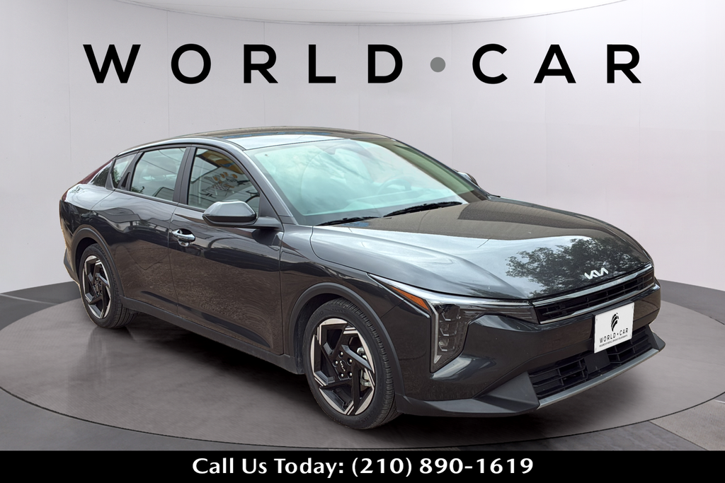 Interstellar Gray 2025 Kia K4 Sedan Front-Wheel Drive Continuously Variable Transmission