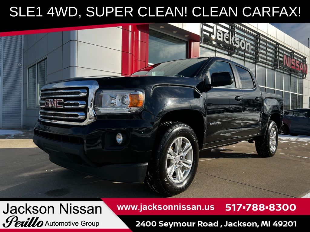 Onyx Black 2019 GMC Canyon Pickup Truck Four-Wheel Drive 8-Speed Automatic