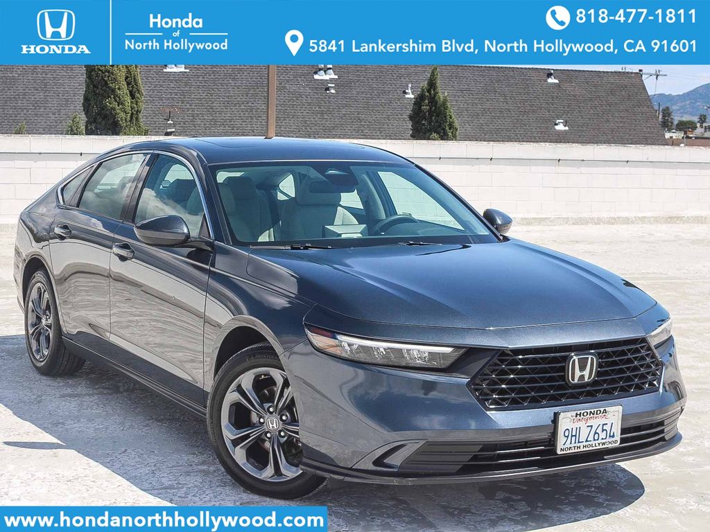 Meteorite Gray Metallic 2023 Honda Accord EX FWD Sedan Front-Wheel Drive Continuously Variable Transmission