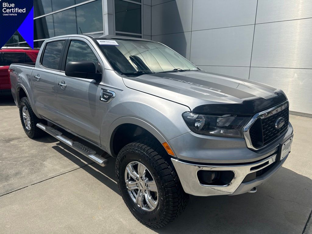Iconic Silver Metallic 2020 Ford Ranger Pickup Truck Four-Wheel Drive Automatic