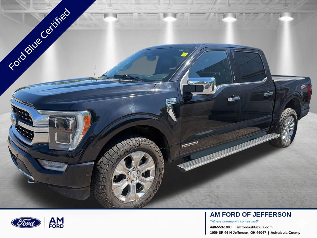 Black Metallic 2021 Ford F-150 Pickup Truck Four-Wheel Drive Automatic