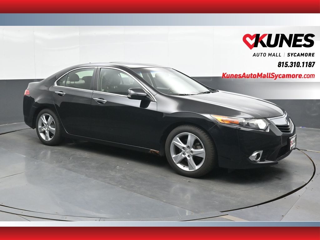 Crystal Black Pearl 2012 Acura TSX Sedan Front-Wheel Drive 5-Speed Automatic