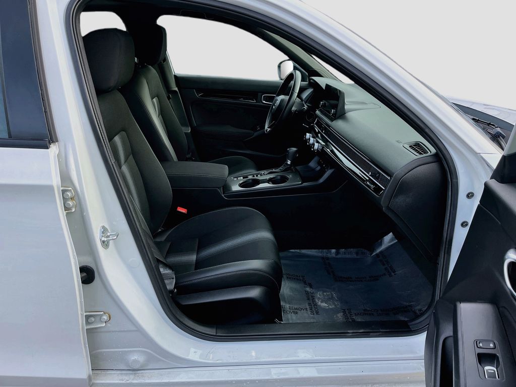 2025 Honda Civic Hybrid Sport White at Classic Elite Chevrolet Sugar Land