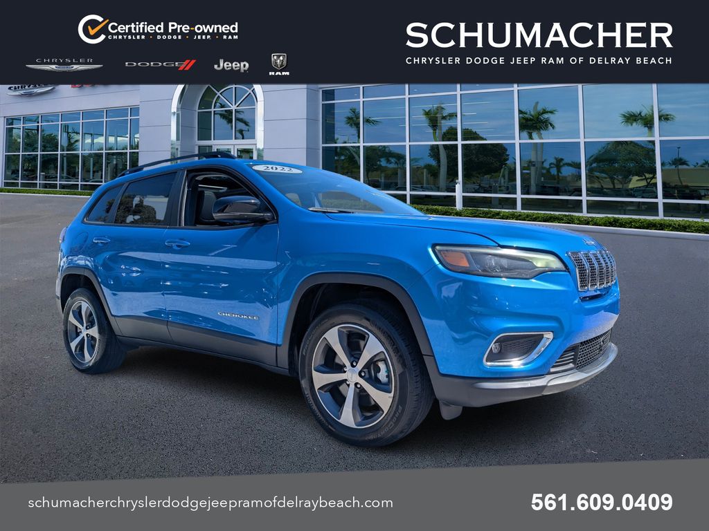 used 2022 Jeep Cherokee car, priced at $24,477