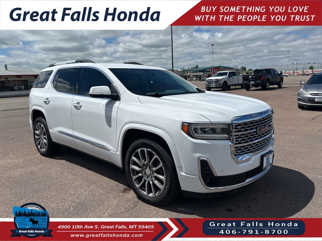 Summit White 2023 GMC Acadia SUV / Crossover Four-Wheel Drive 9-Speed Automatic