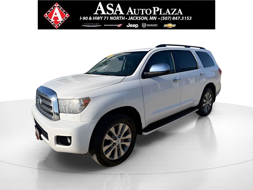 Super White 2017 Toyota Sequoia Limited 4WD SUV / Crossover Four-Wheel Drive 6-Speed Automatic