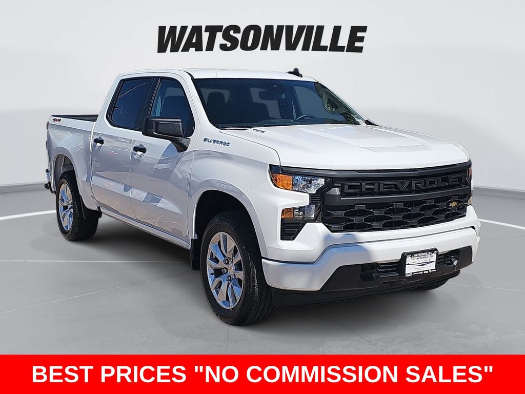 Summit White 2026 Chevrolet Silverado 1500 Pickup Truck Four-Wheel Drive 8-Speed Automatic