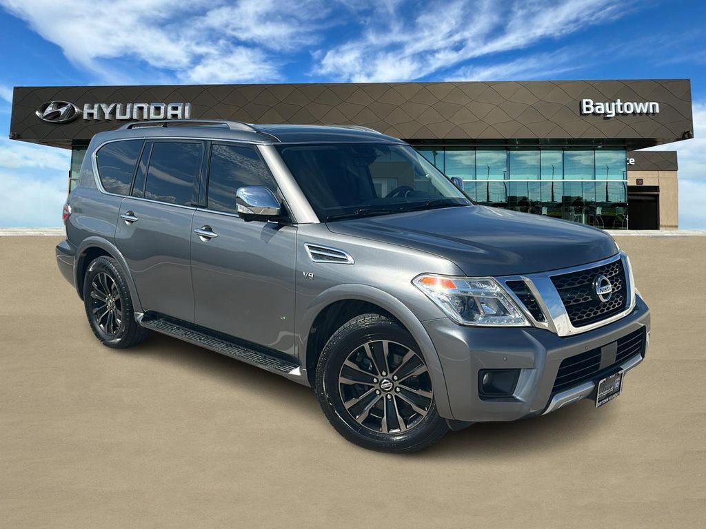 2018 Nissan Armada Platinum Gray at South Houston Nissan