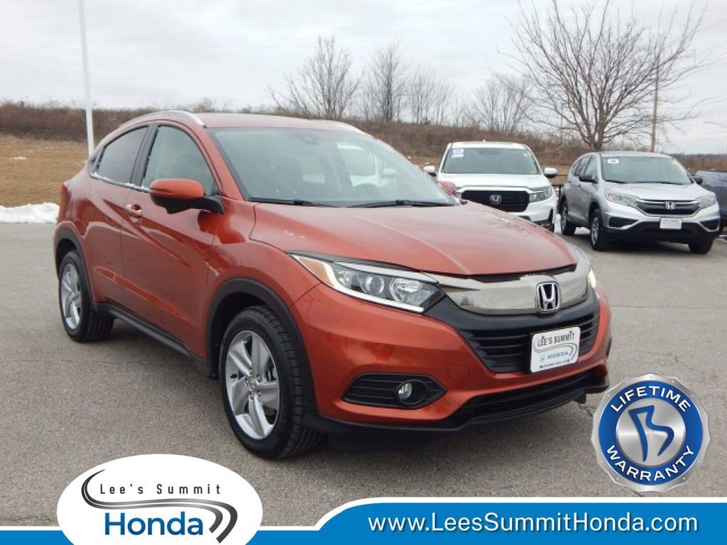 Orangeburst Metallic 2020 Honda HR-V EX AWD SUV / Crossover All-Wheel Drive Continuously Variable Transmission