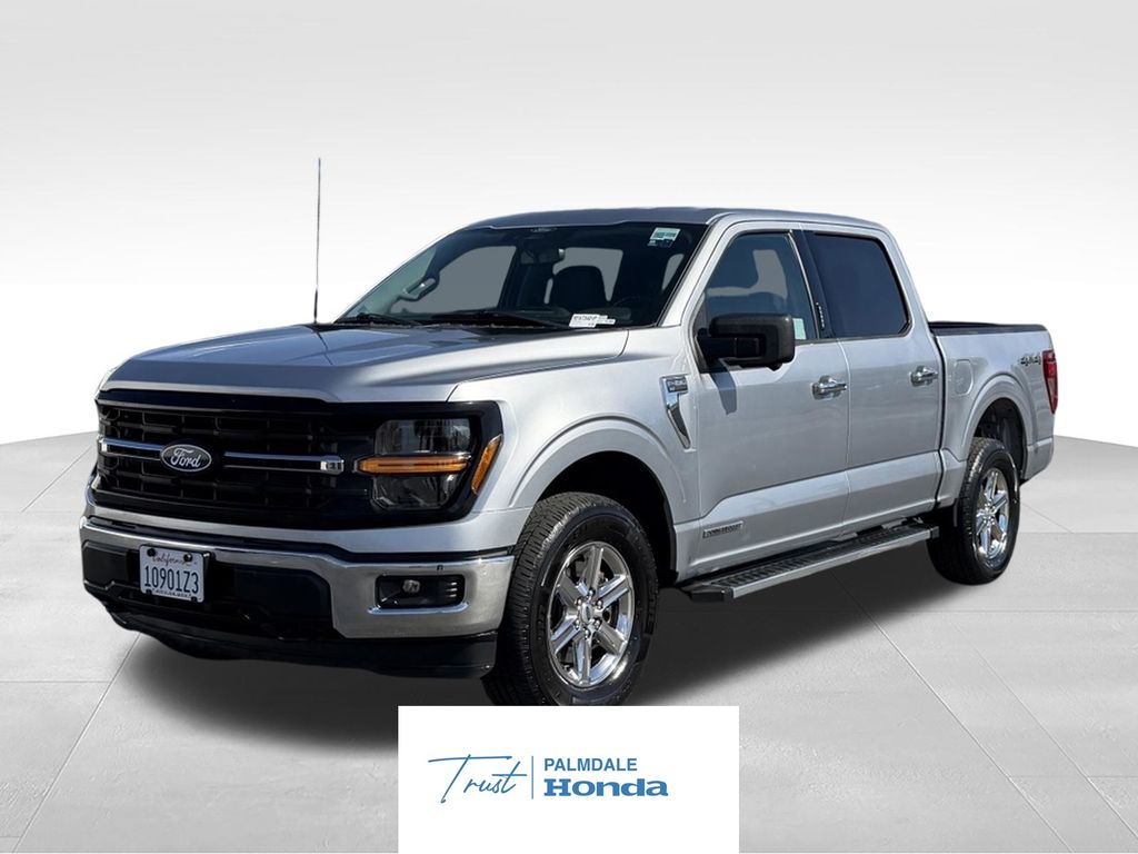 Iconic Silver Metallic 2024 Ford F-150 Pickup Truck Four-Wheel Drive Automatic