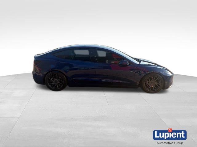 Blue 2024 Tesla Model 3 Long Range AWD Sedan All-Wheel Drive 1-Speed Automatic