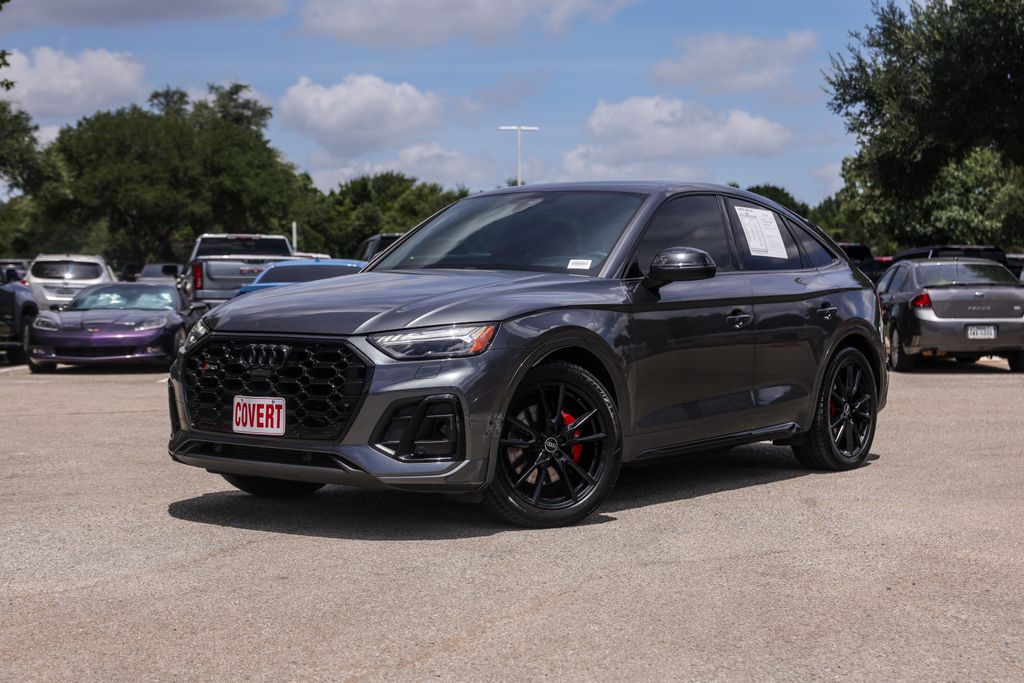 Black 2021 Audi SQ5 Sportback Sedan All-Wheel Drive 8-Speed Automatic