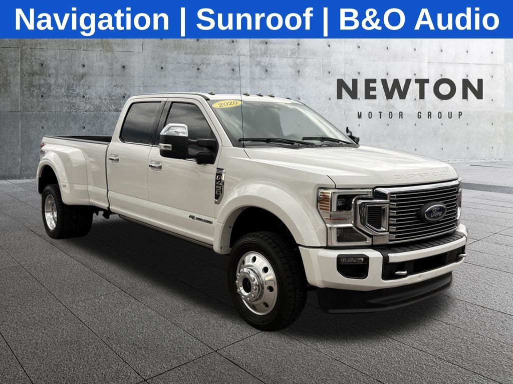 Oxford White 2020 Ford F-450 Super Duty Pickup Truck Four-Wheel Drive Automatic