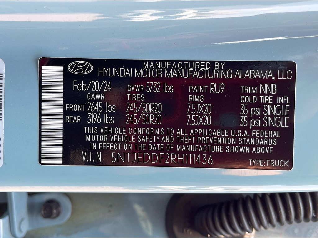 Used 2024 Blue Hyundai Limited image 33