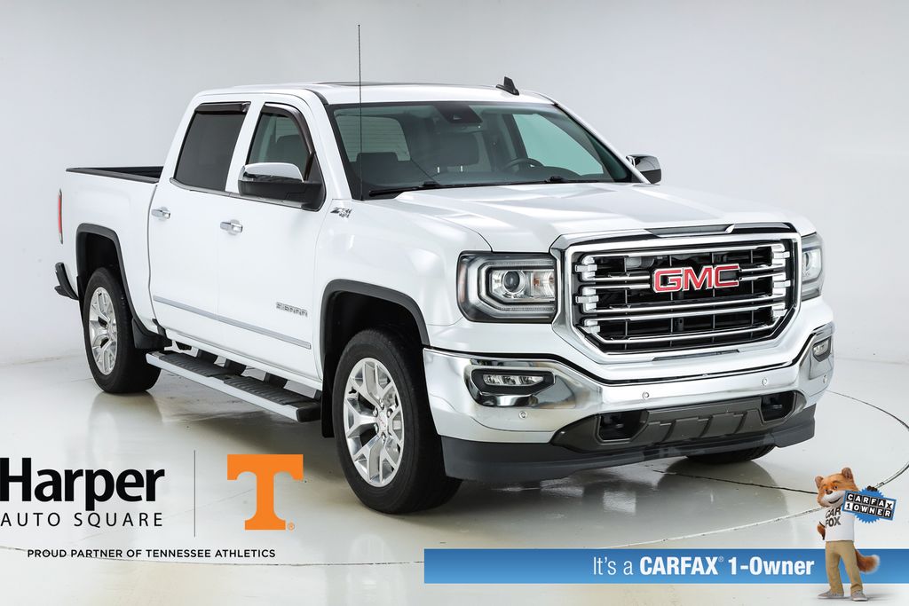Summit White 2017 GMC Sierra 1500 Pickup Truck Four-Wheel Drive 6-Speed Automatic Overdrive
