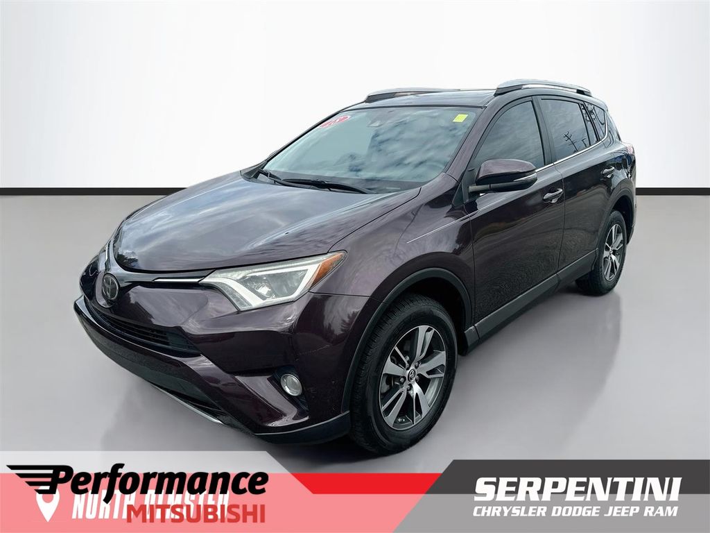 Black Currant 2018 Toyota RAV4 SUV / Crossover Front-Wheel Drive 6-Speed Automatic