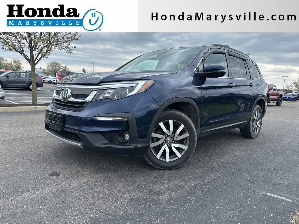 Black (Obsidian Blue Pearl) 2019 Honda Pilot EX-L AWD SUV / Crossover All-Wheel Drive 6-Speed Automatic