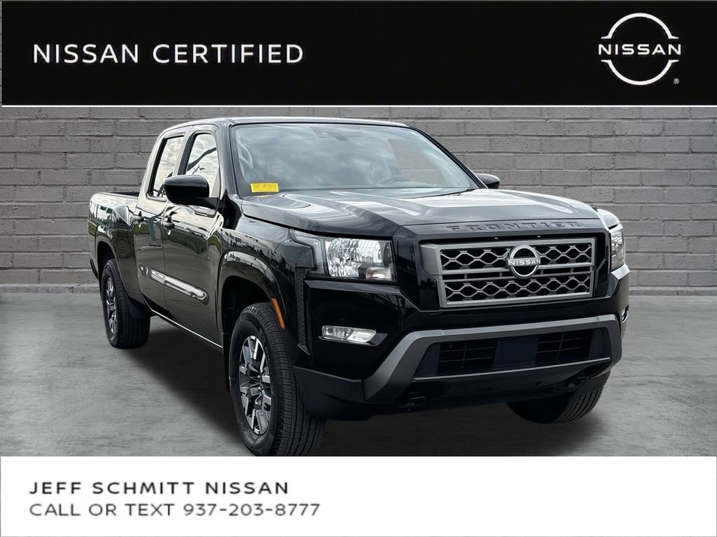 Super Black 2023 Nissan Frontier Pickup Truck Four-Wheel Drive 9-Speed Automatic