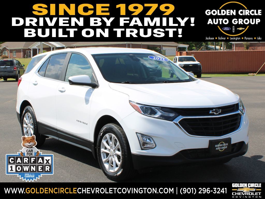 Summit White 2021 Chevrolet Equinox LT AWD with 1LT SUV / Crossover Four-Wheel Drive 6-Speed Automatic Overdrive