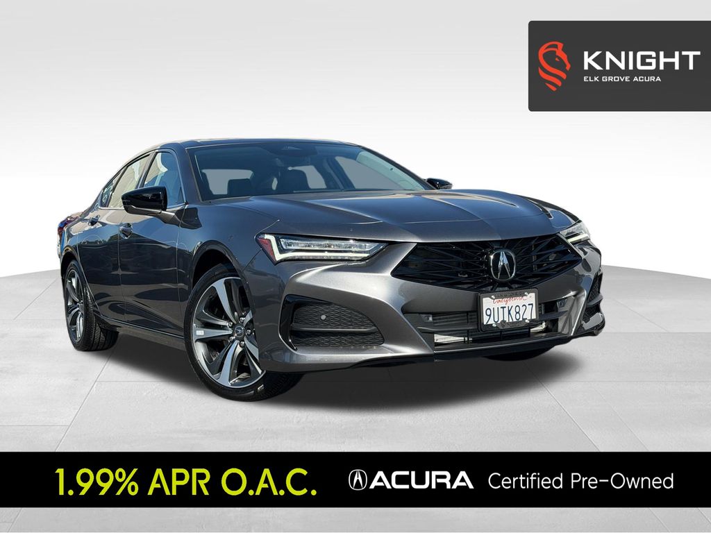 Liquid Carbon Metallic 2025 Acura TLX Sedan Front-Wheel Drive Automatic