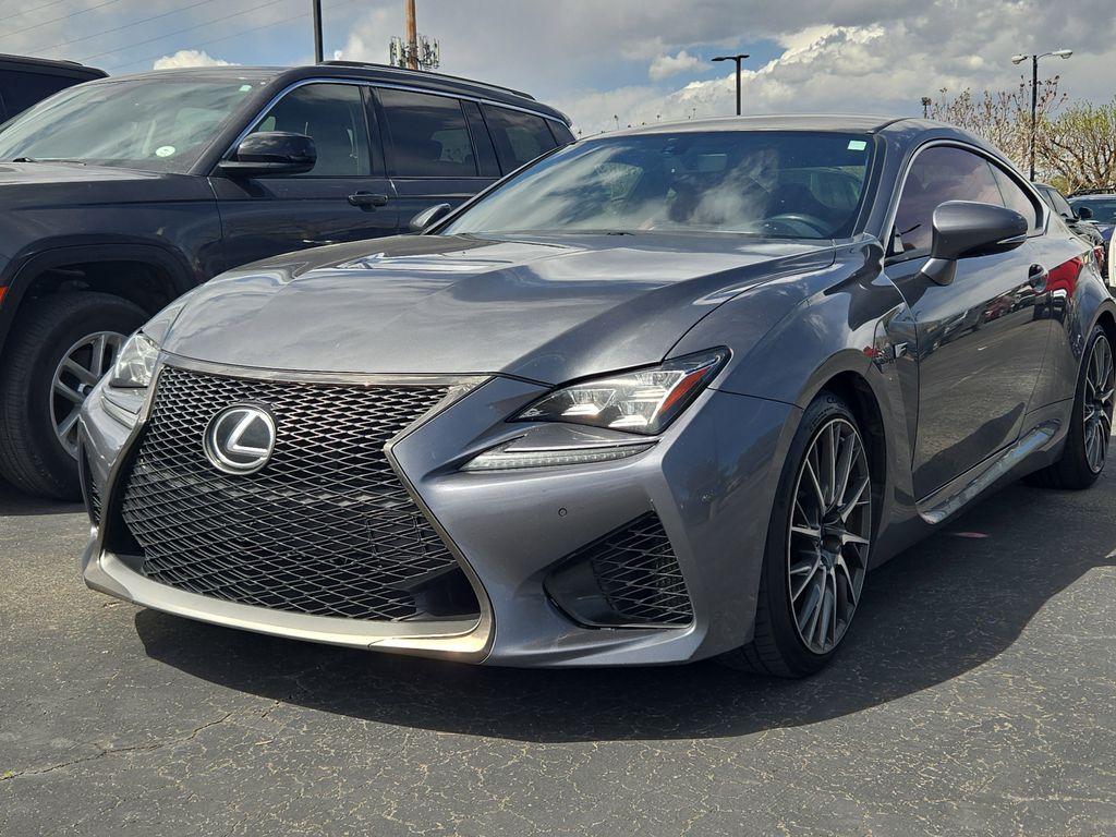 Gray 2015 Lexus RC F F RWD Coupe Rear-Wheel Drive 8-Speed Dual Clutch