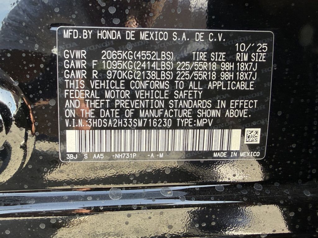 new 2025 Acura ADX car, priced at $34,998