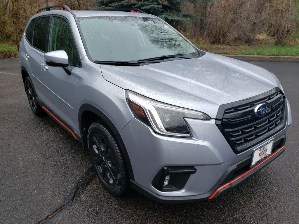 Ice Silver Metallic 2022 Subaru Forester Sport Crossover AWD SUV / Crossover All-Wheel Drive Continuously Variable Transmission