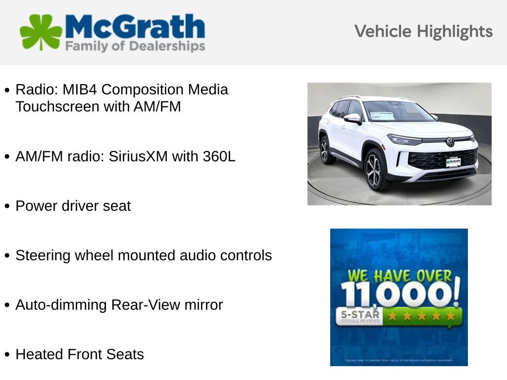 New 2026 White/off-white Volkswagen 2.0T SE image 5