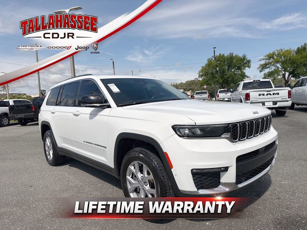 Bright White Clearcoat 2022 Jeep Grand Cherokee L SUV / Crossover Four-Wheel Drive 8-Speed Automatic