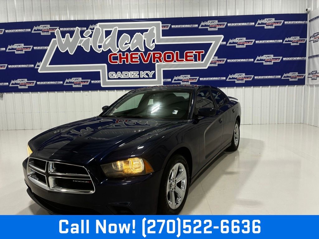 Jazz Blue Pearlcoat 2014 Dodge Charger Sedan Rear-Wheel Drive 5-Speed Automatic