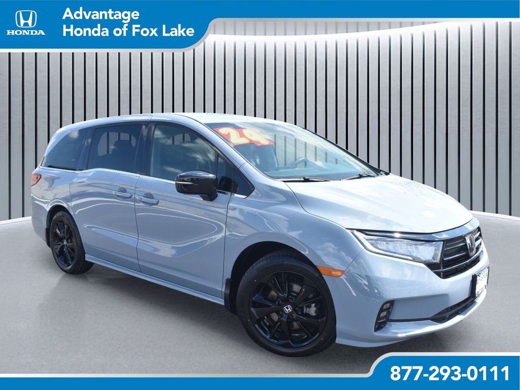 Gray 2024 Honda Odyssey Minivan Front-Wheel Drive Automatic
