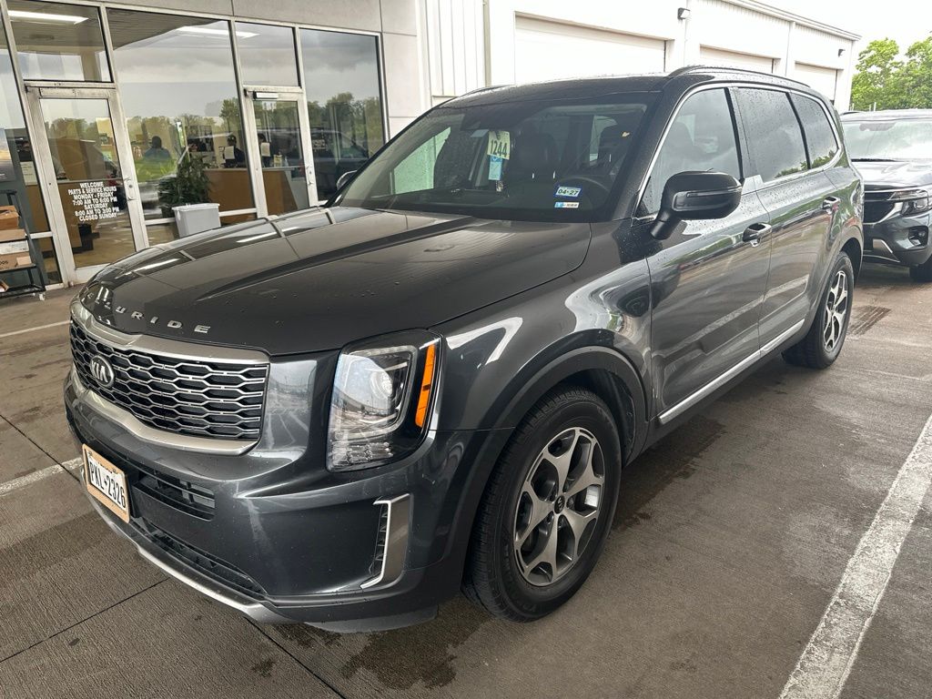 2021 Kia Telluride EX Gray at DeMontrond Auto Country