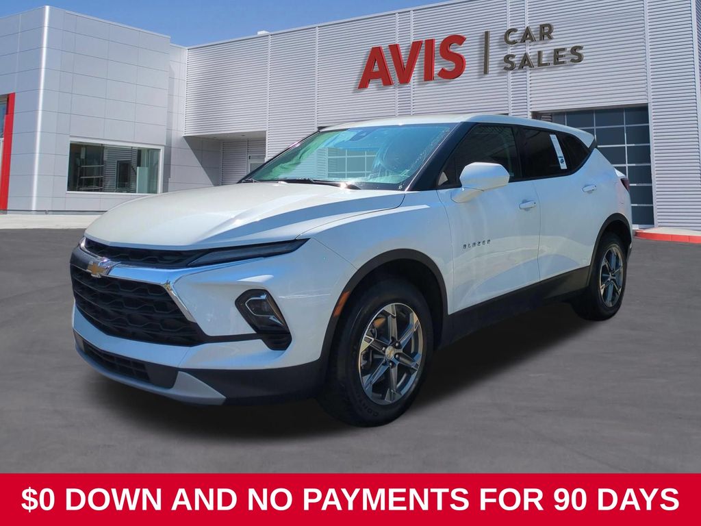 Summit White 2025 Chevrolet Blazer SUV / Crossover  9-Speed Automatic Overdrive