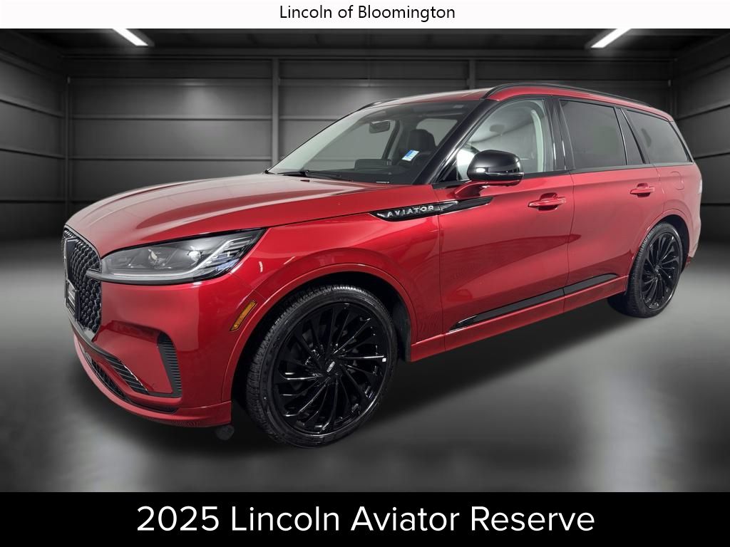 Red Carpet Metallic Tinted Clearcoat 2025 Lincoln Aviator Reserve AWD SUV / Crossover All-Wheel Drive Automatic