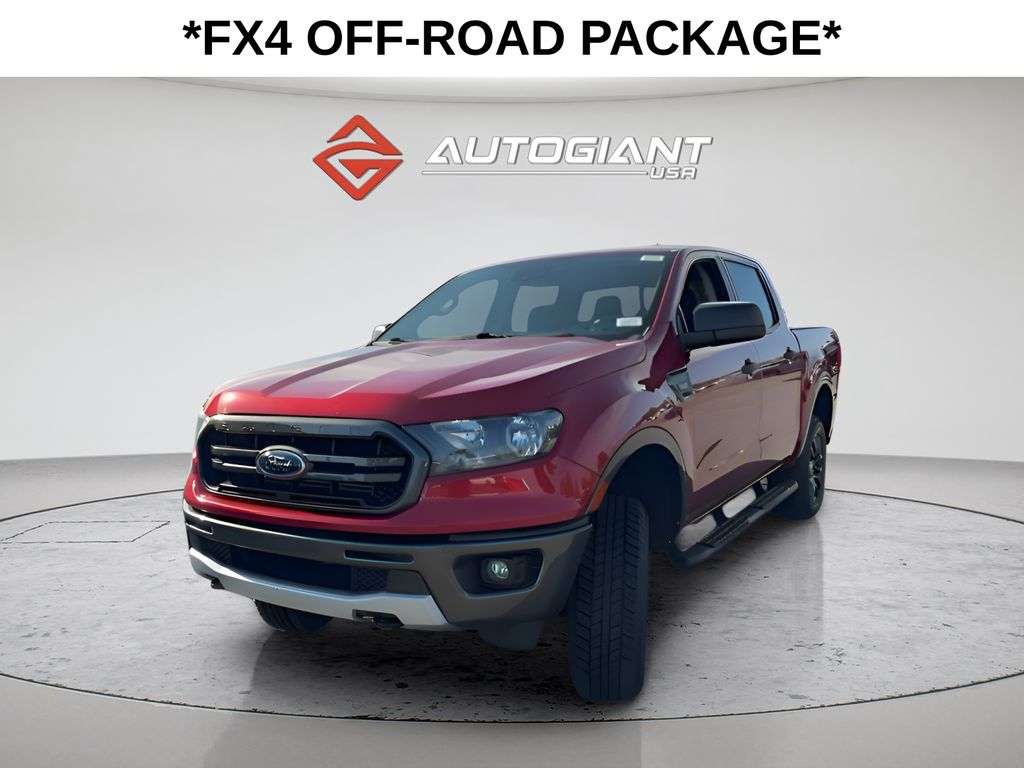 Red Metallic 2020 Ford Ranger XLT SuperCrew 4WD Pickup Truck Four-Wheel Drive Automatic
