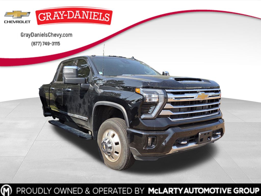 Black 2024 Chevrolet Silverado 3500HD Pickup Truck Four-Wheel Drive Automatic