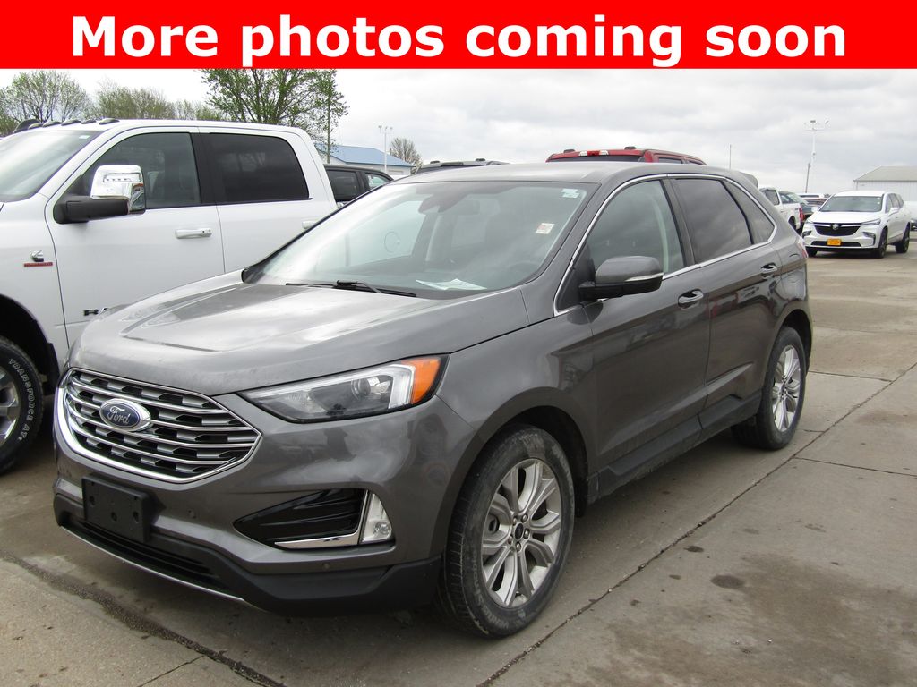 Gray Metallic 2023 Ford Edge Titanium AWD SUV / Crossover All-Wheel Drive 8-Speed Automatic