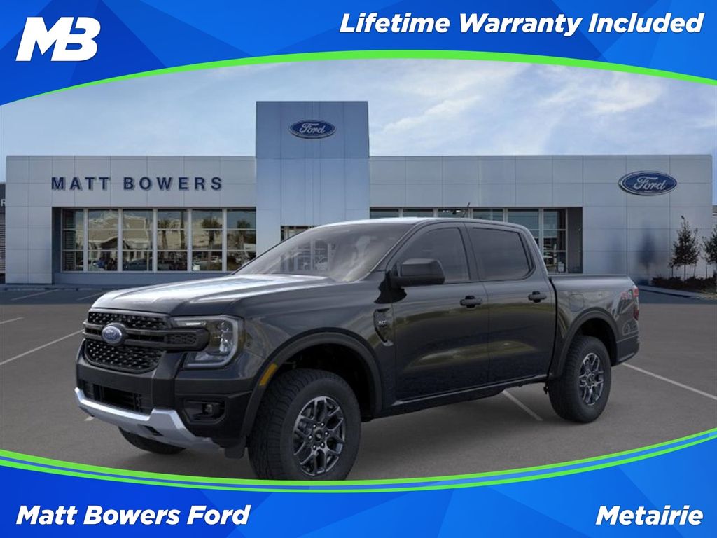 Shadow Black 2026 Ford Ranger Pickup Truck Four-Wheel Drive Automatic